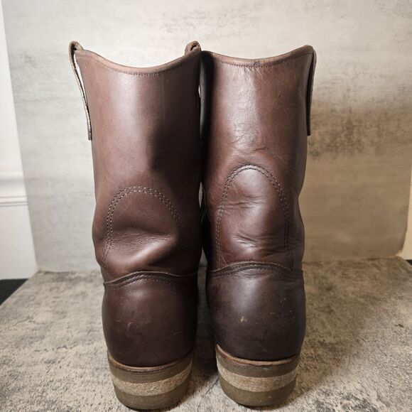 Red Wings Pecos 1155 Brown Leather Western Cowboy Boots Men's size 9.5 E - Picture 2 of 10